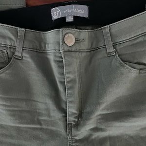 Wit & Wisdom High Waist Ab solution Ankle Skinny Pants